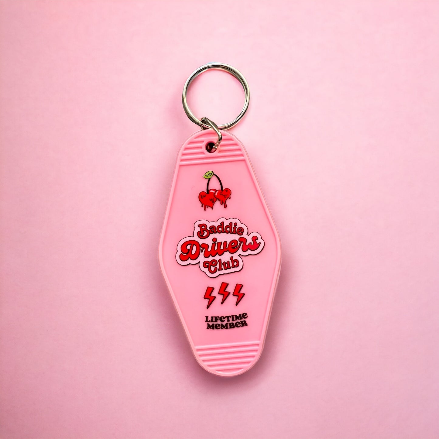 Baddie Drivers Club Motel Keyring