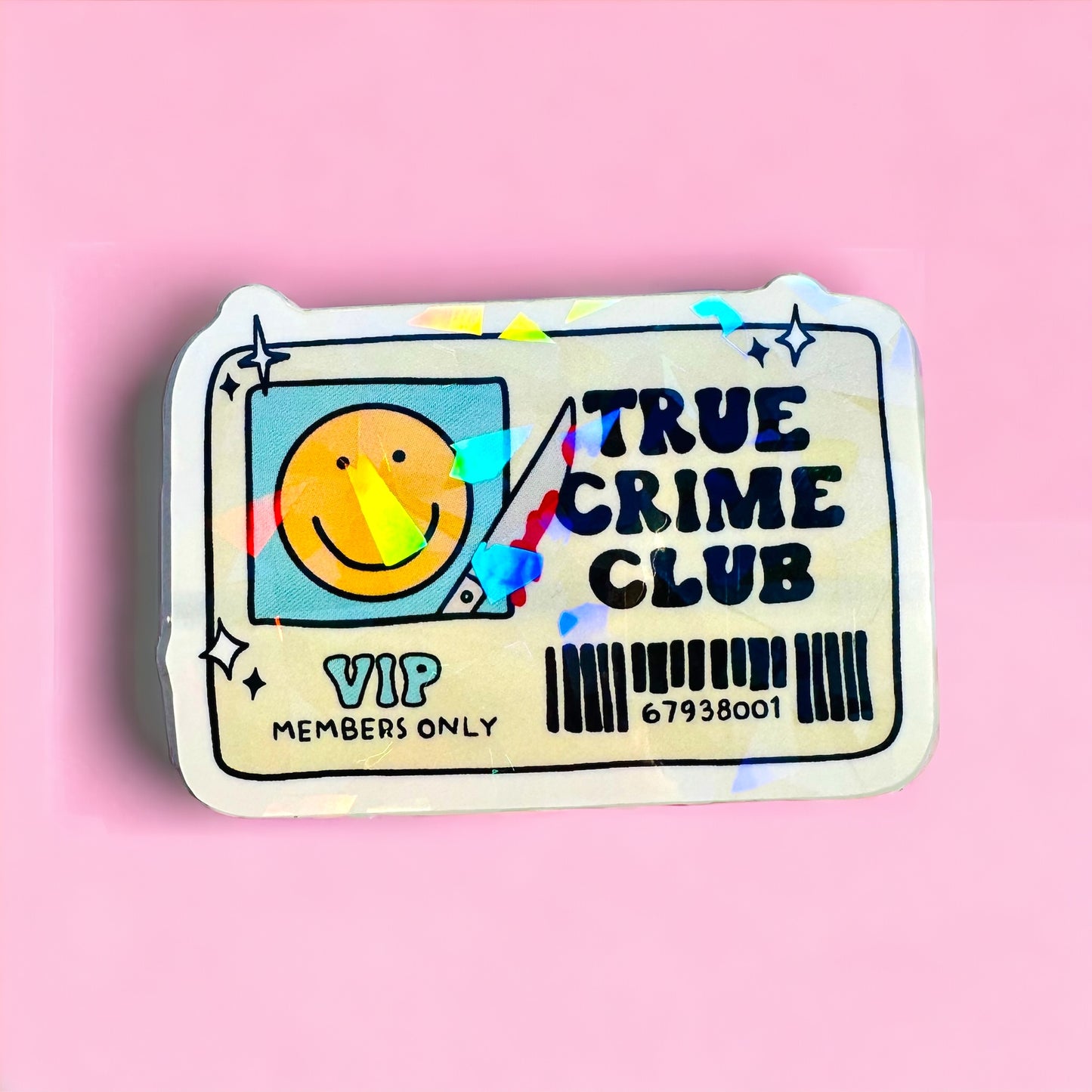 Vinyl Sticker - True crime club