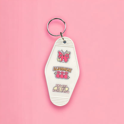 Angel Numbers Motel Keyring