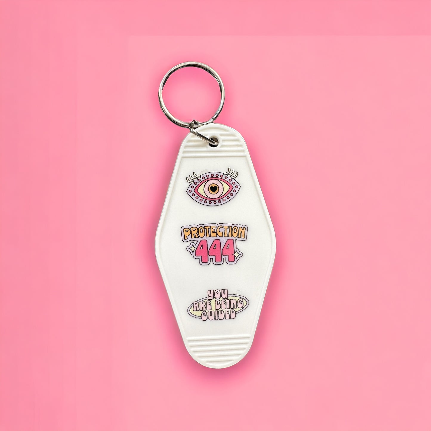 Angel Numbers Motel Keyring