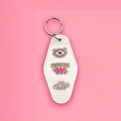 Angel Numbers Motel Keyring