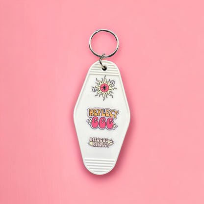 Angel Numbers Motel Keyring