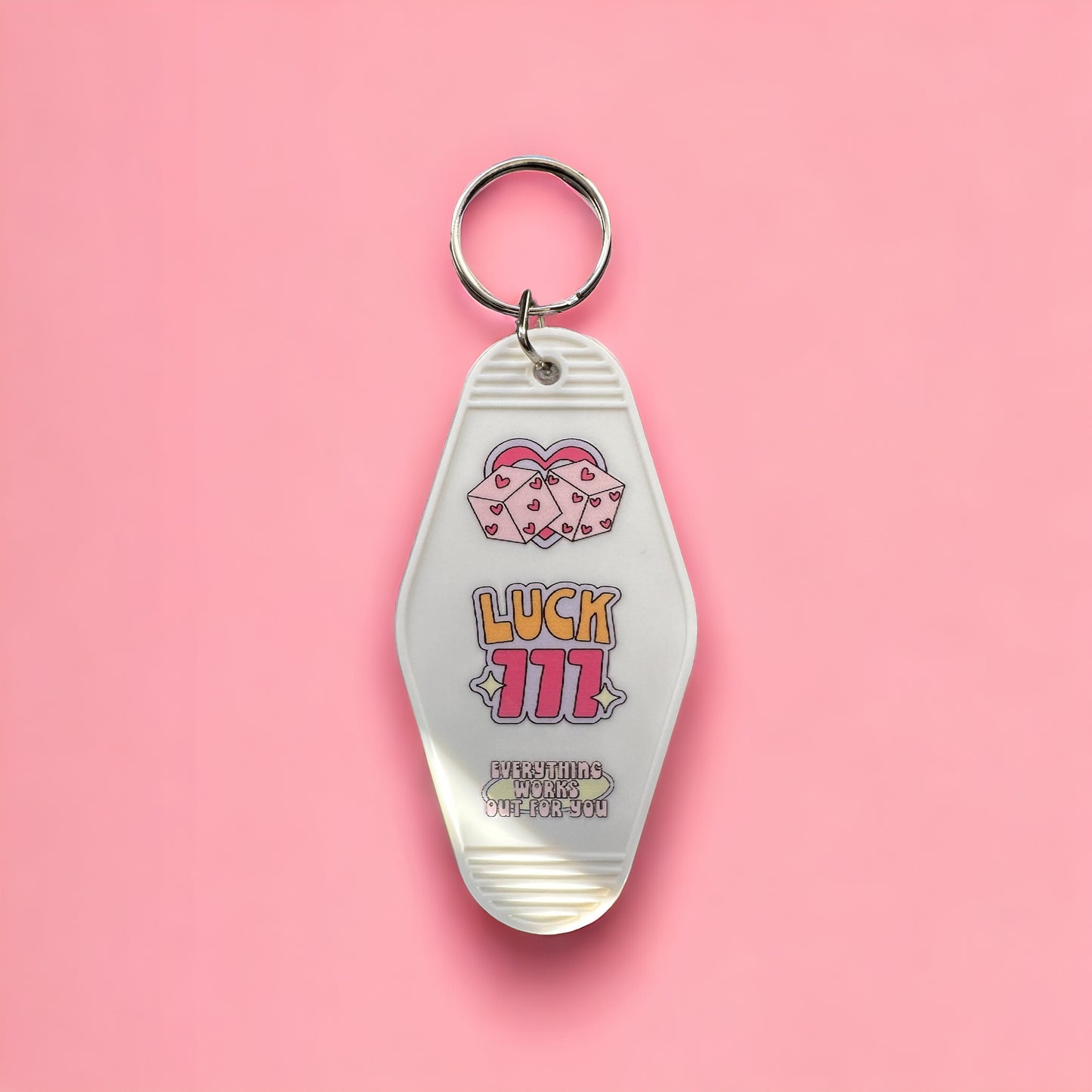 Angel Numbers Motel Keyring