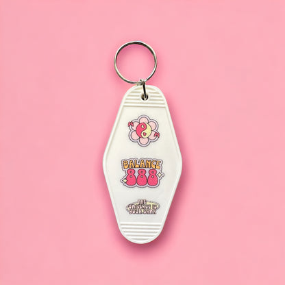 Angel Numbers Motel Keyring