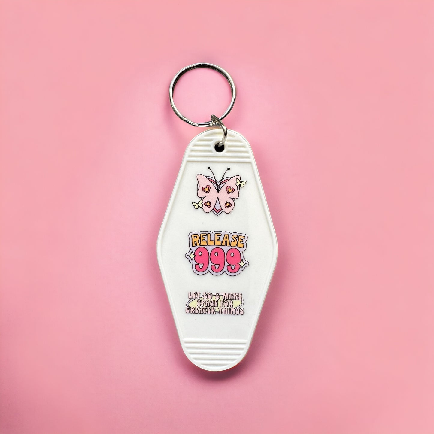 Angel Numbers Motel Keyring