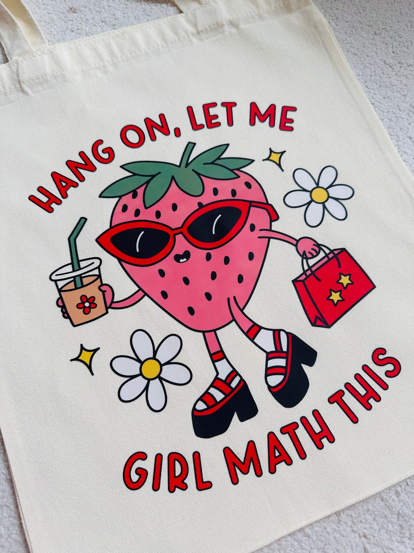 Girl Math Shopper Tote Bag