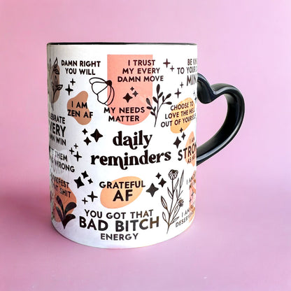 'Daily Reminders' Mug