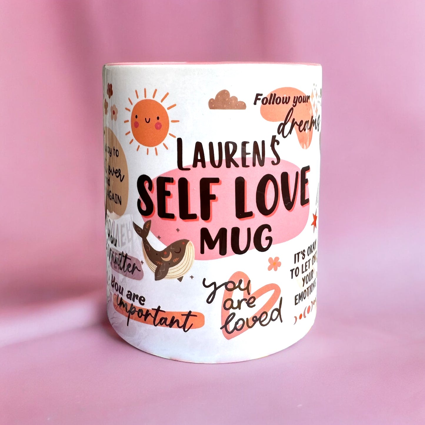 Personalised 'Self Love' Mug