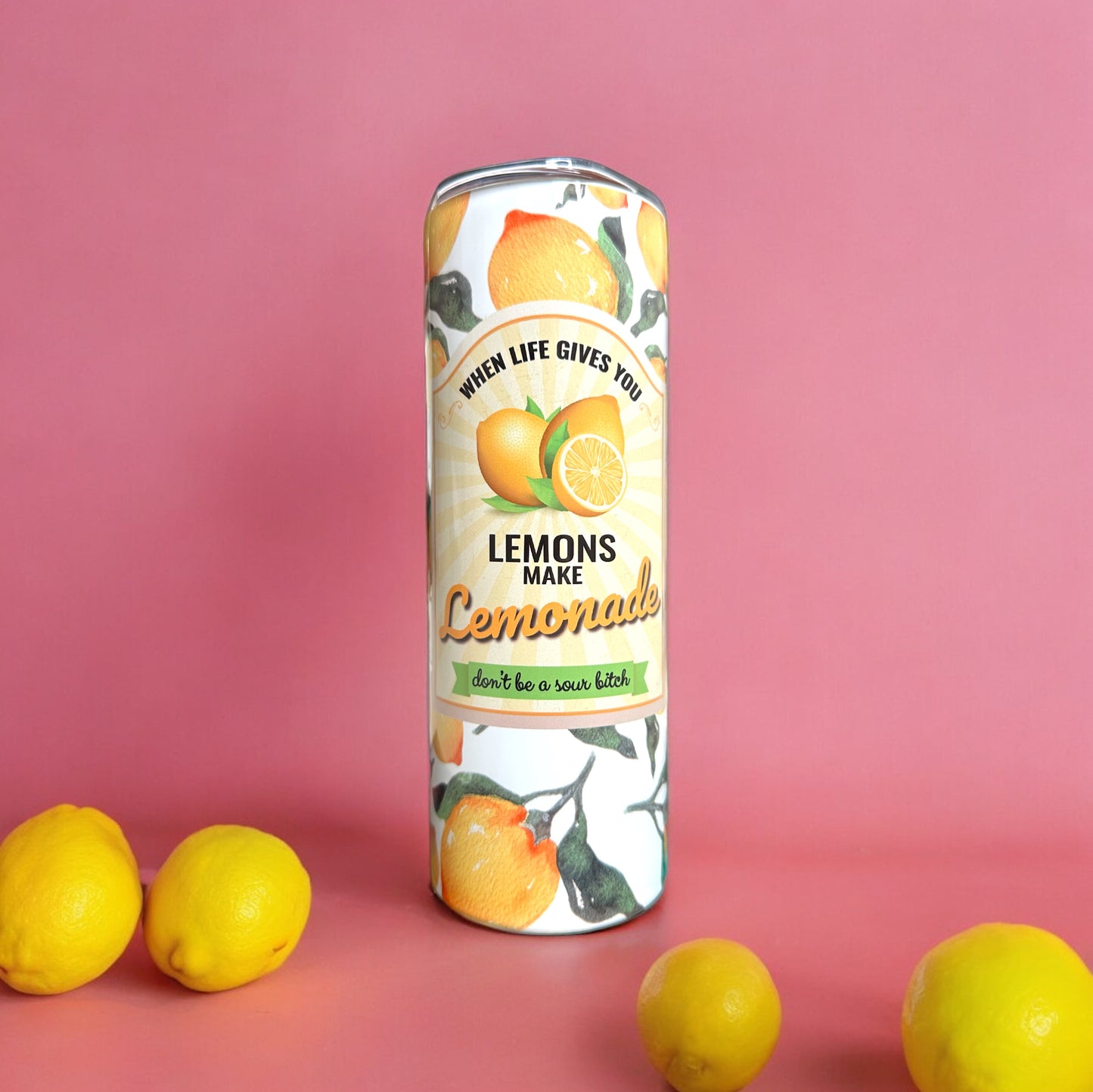 'When life gives you lemons' Thermal Tumbler