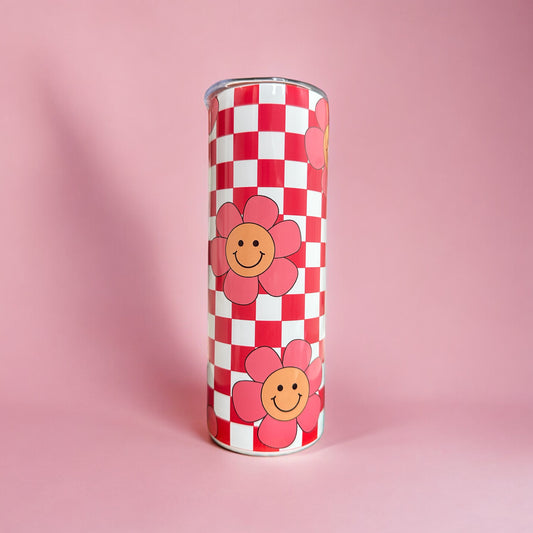 'Pink Smiley' Thermal Tumbler