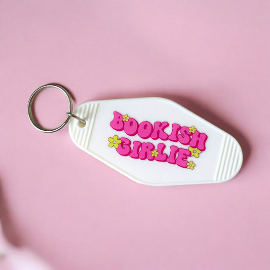 Bookish Girlie Motel Keyring